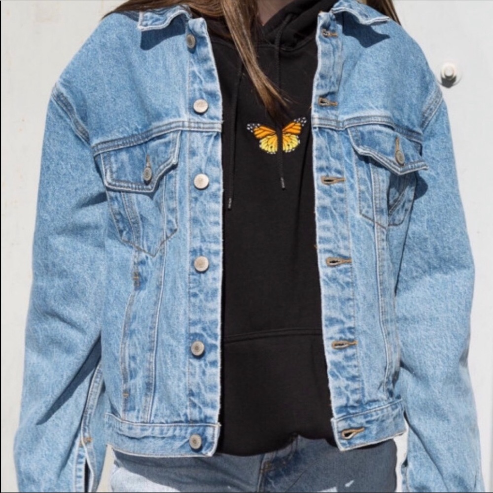 Brandy Melville oversized jean jacket